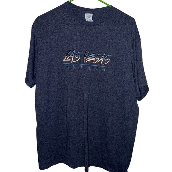 Las Vegas Embroidered Graphic short sleeve t-shirt - Picture 1 of 6